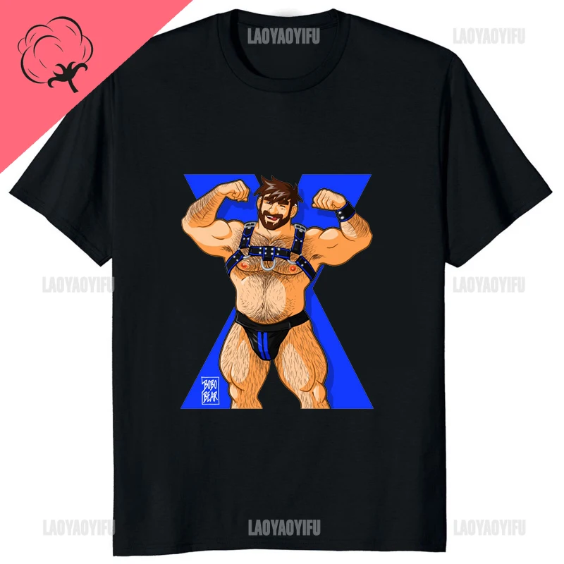 Bobobear Funny Printed Adam Likes Cotton T-Shirt Lgbt Gay Classic T Shirt BEAR Graphic Casual Fashion Comfort Breathe Man Tshirt
