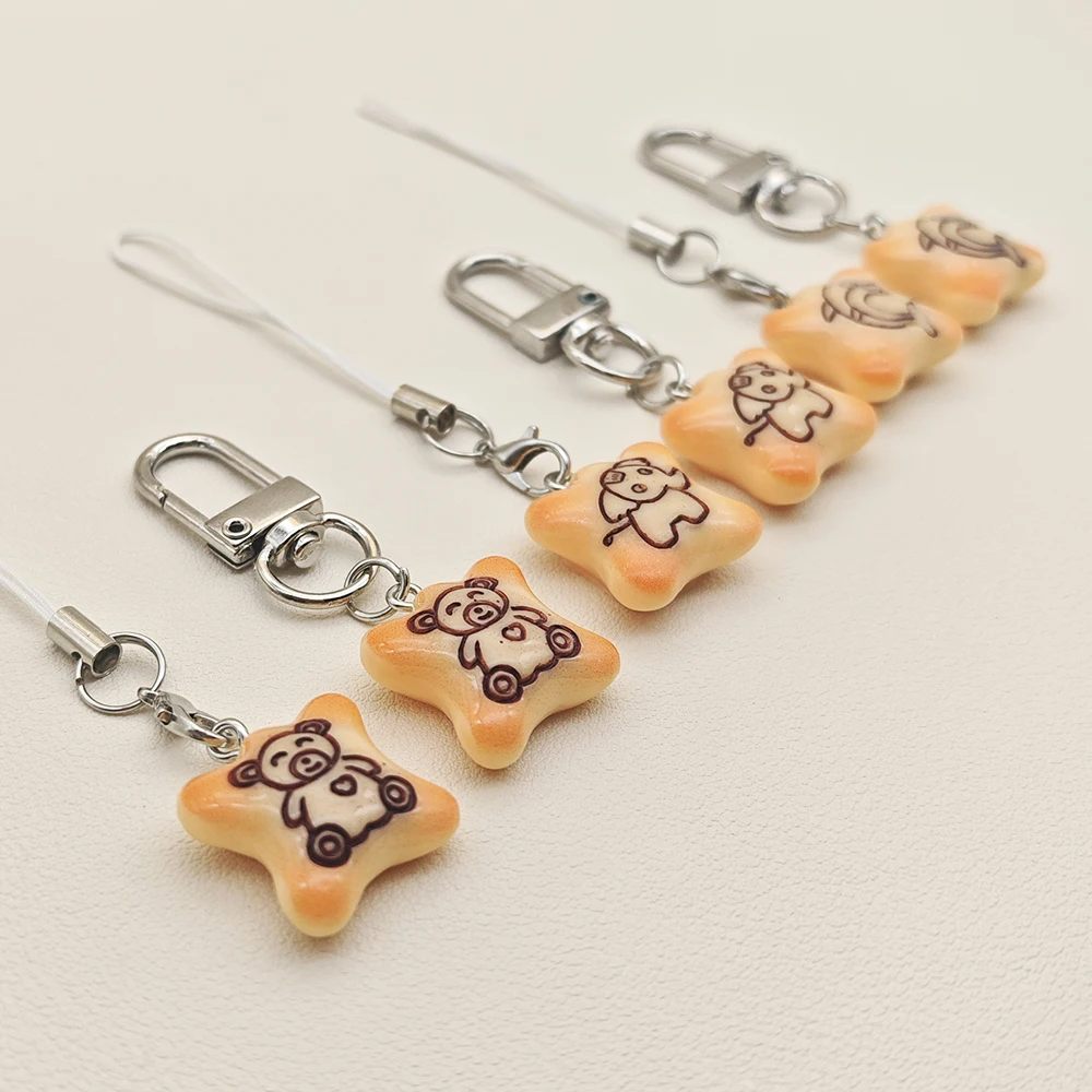 Nuevas fundas de llavero de teléfono de leopardo para Airpods iP 15 cámara CCD mochila colgante de dijes Ins Corea mariposa Y2K Accesorios