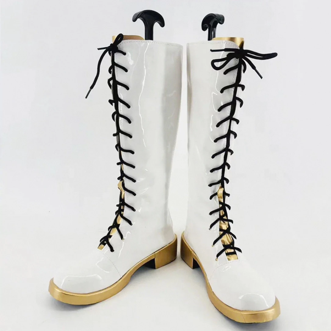 Black Golden Rumii Cosplay Boots Kids Girls White Boots Halloween Party Role Playing Shoes