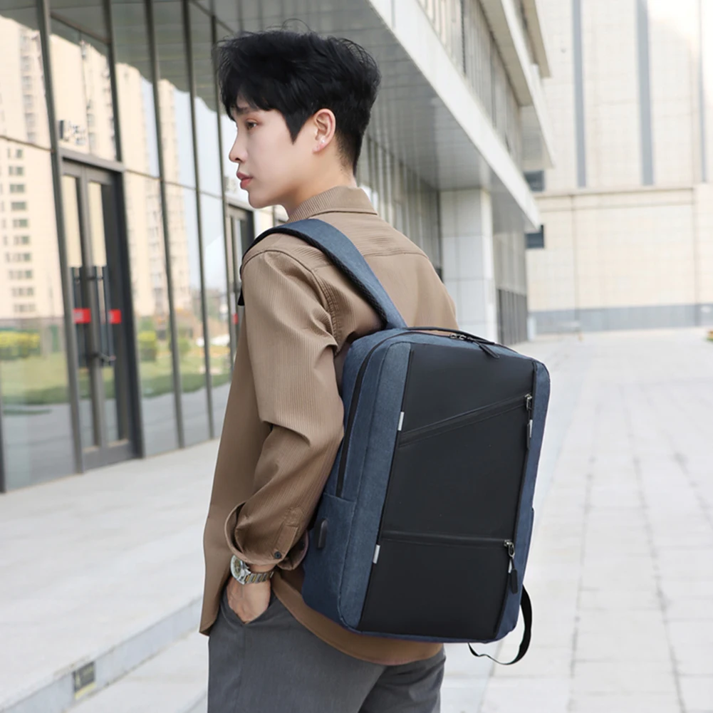 

3Pcs Casual Bag Set Laptop Backpack Travel Book Bag Multifunction Versatile School Bag Anti Theft for Outdoor Travel