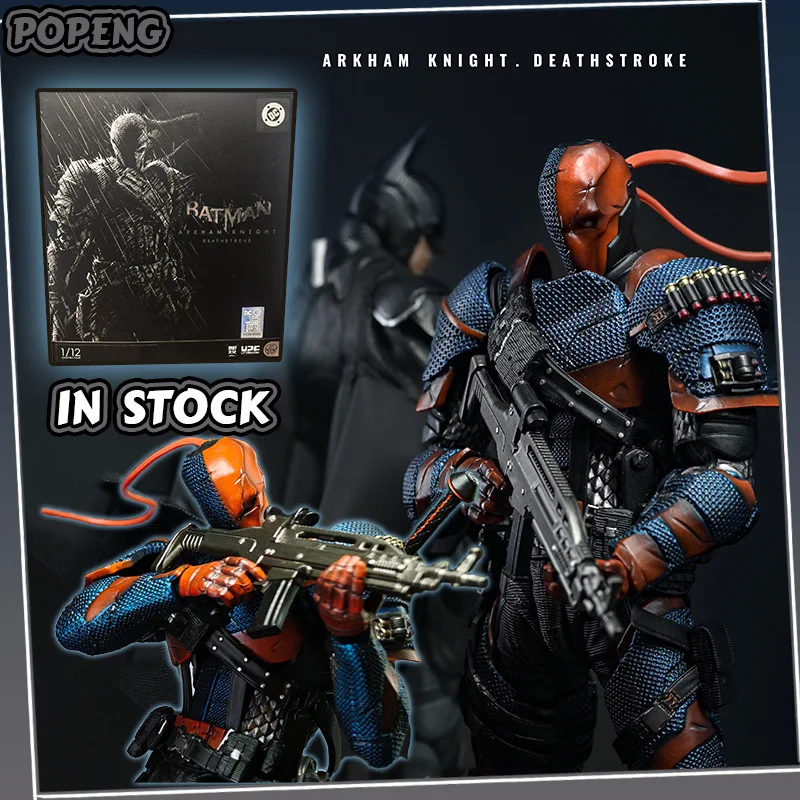 

В наличии: LPZZ Deathstroke Arkham Knight ROUNO CUEURE DC002 1/12 Готовая подвижная модель Бэтмена, фигурка для коллекционирования, аниме-фигурка, игрушка