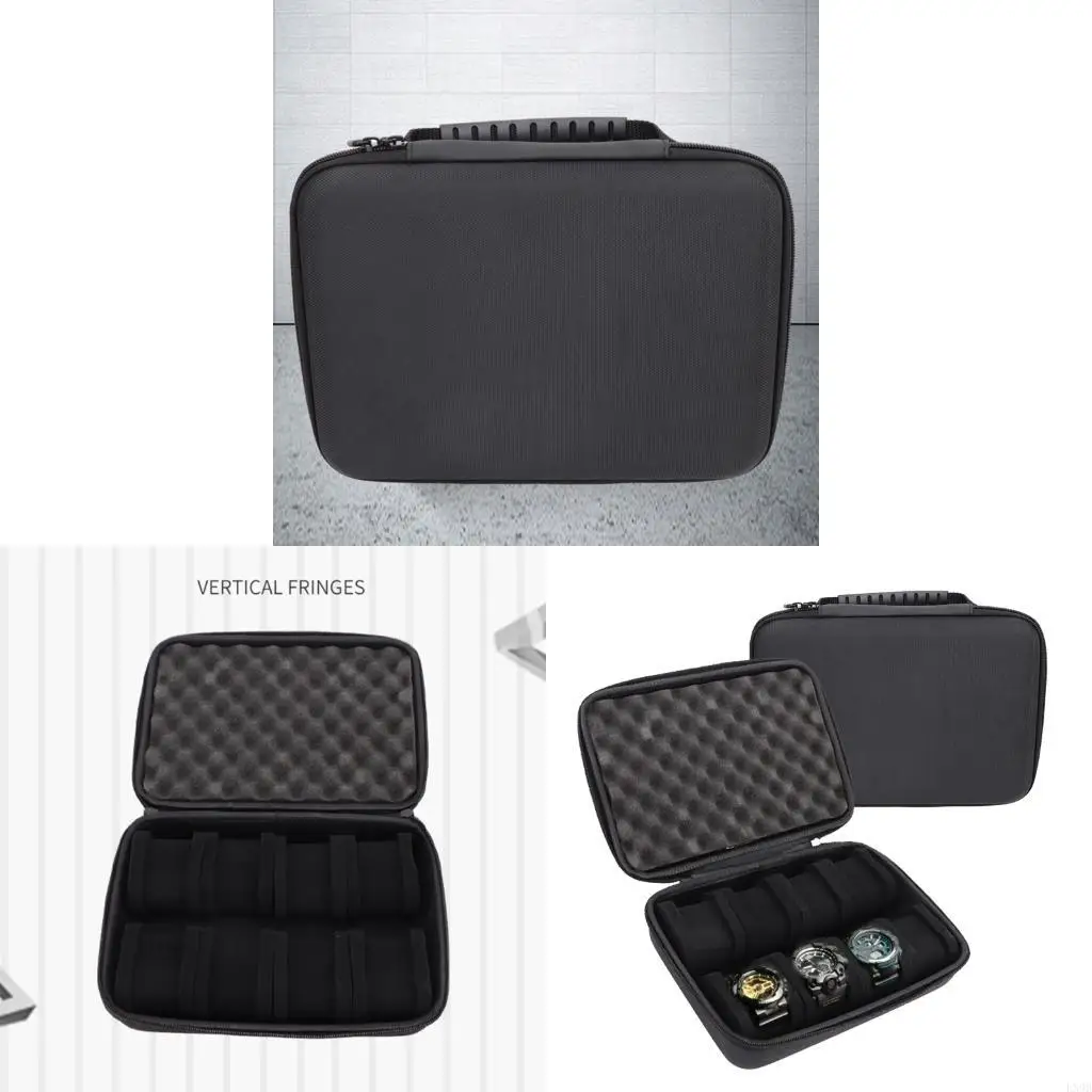 

Умные часы с корпусом 8 слота для хранения слотов Shockprote Portable Jewelry Организаторы для коллекционеров и