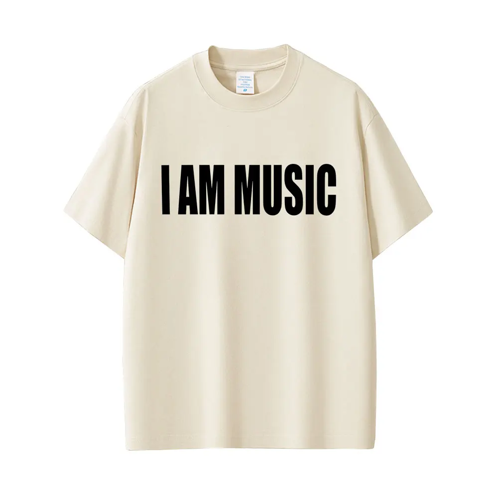Rapper Playboi Carti I AM MUSIC Same Style Logo T-shirt Men