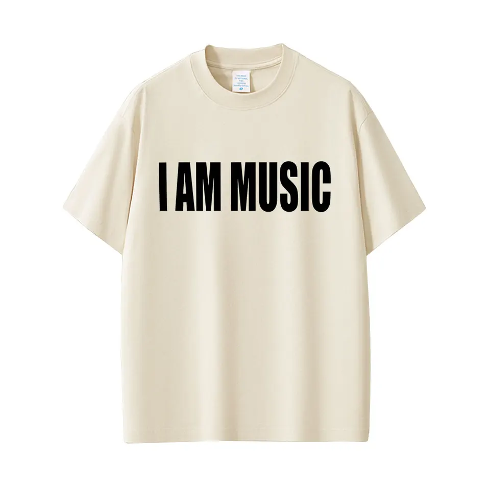 Rapper Playboi Carti I AM MUSIC Same Style Logo T-shirt Men