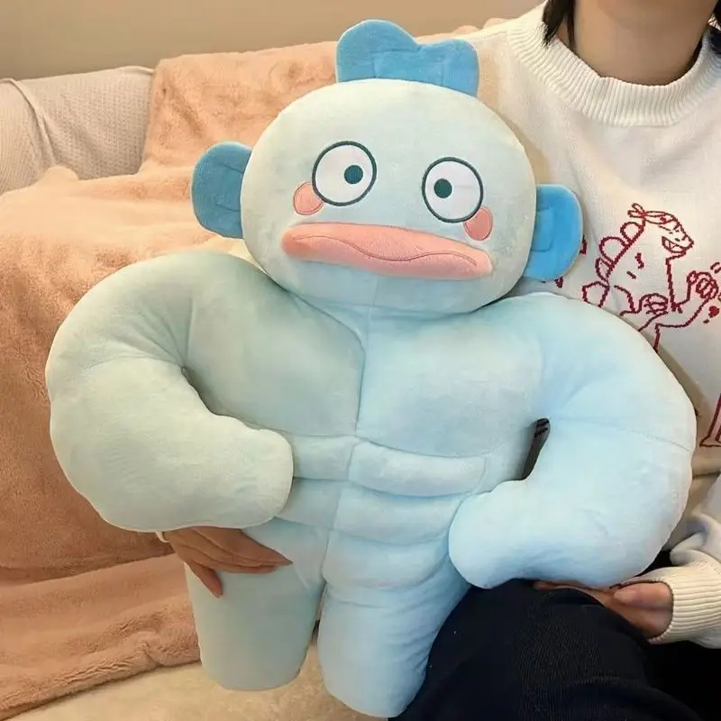 

Melody Ugly Cute Muscle Pillow Anime Peripheral Plush Toys Girls Accompany Sleeping Dolls Room Decoration Surprise Holiday Gifts