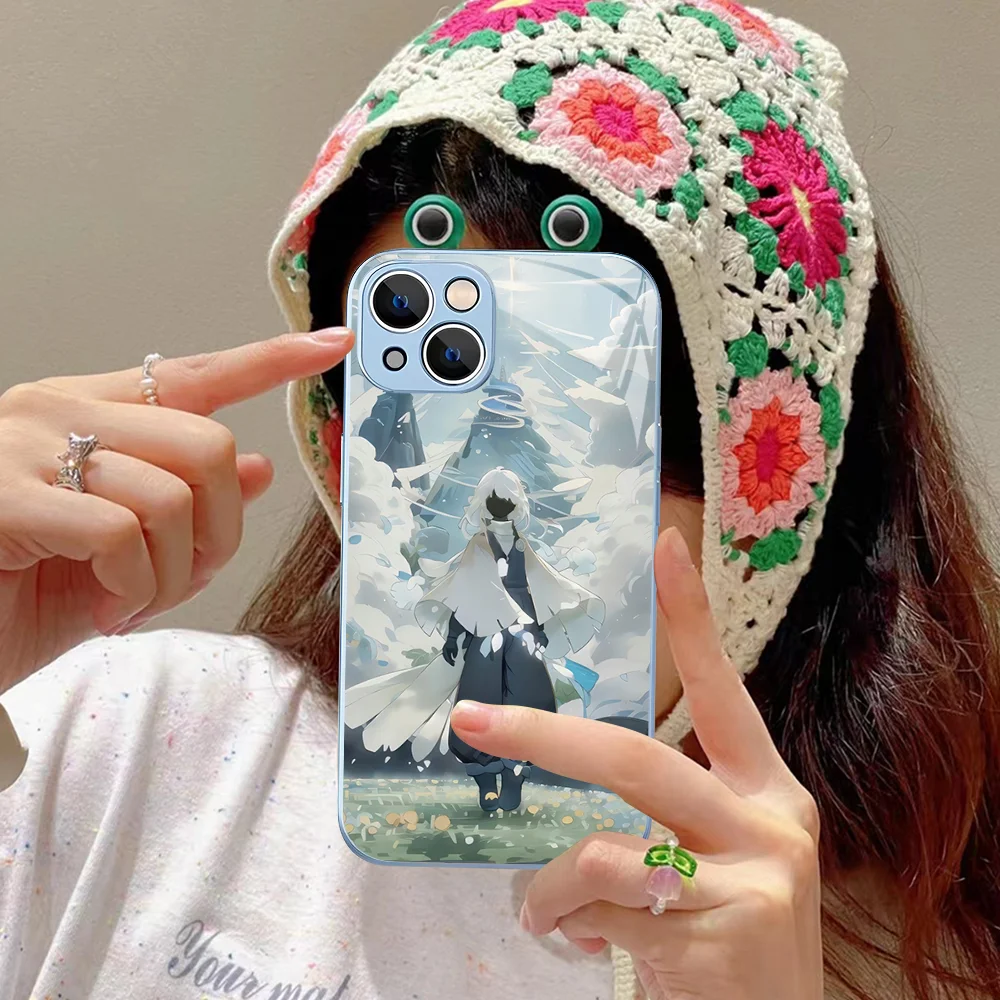 S-Sky C-Children of the L-Light Phone Case Tempered Glass For iphone 14 13 12 11 Pro Mini XS MAX 14Plus X XS XR Fundas