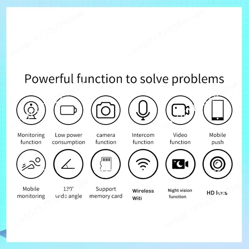 A17Z Tuya Smart Home Doorbell Camera Waterproof Wifi Video Intercom 1080P Outdoor Security Protection Two Way Audio EU PLUG B