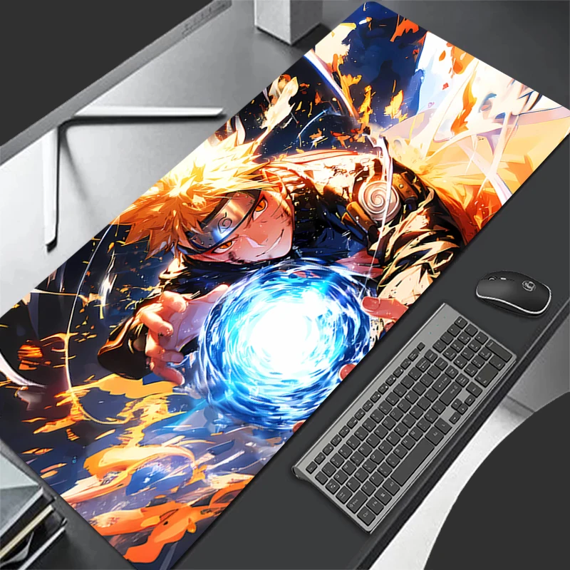 Mouse Pad Gaming Laptops Keyboard Mat Deskmat computer Accessories Desk Protector Gamer PC carpet N-NARUTOS Naruto Mousepad XXXL