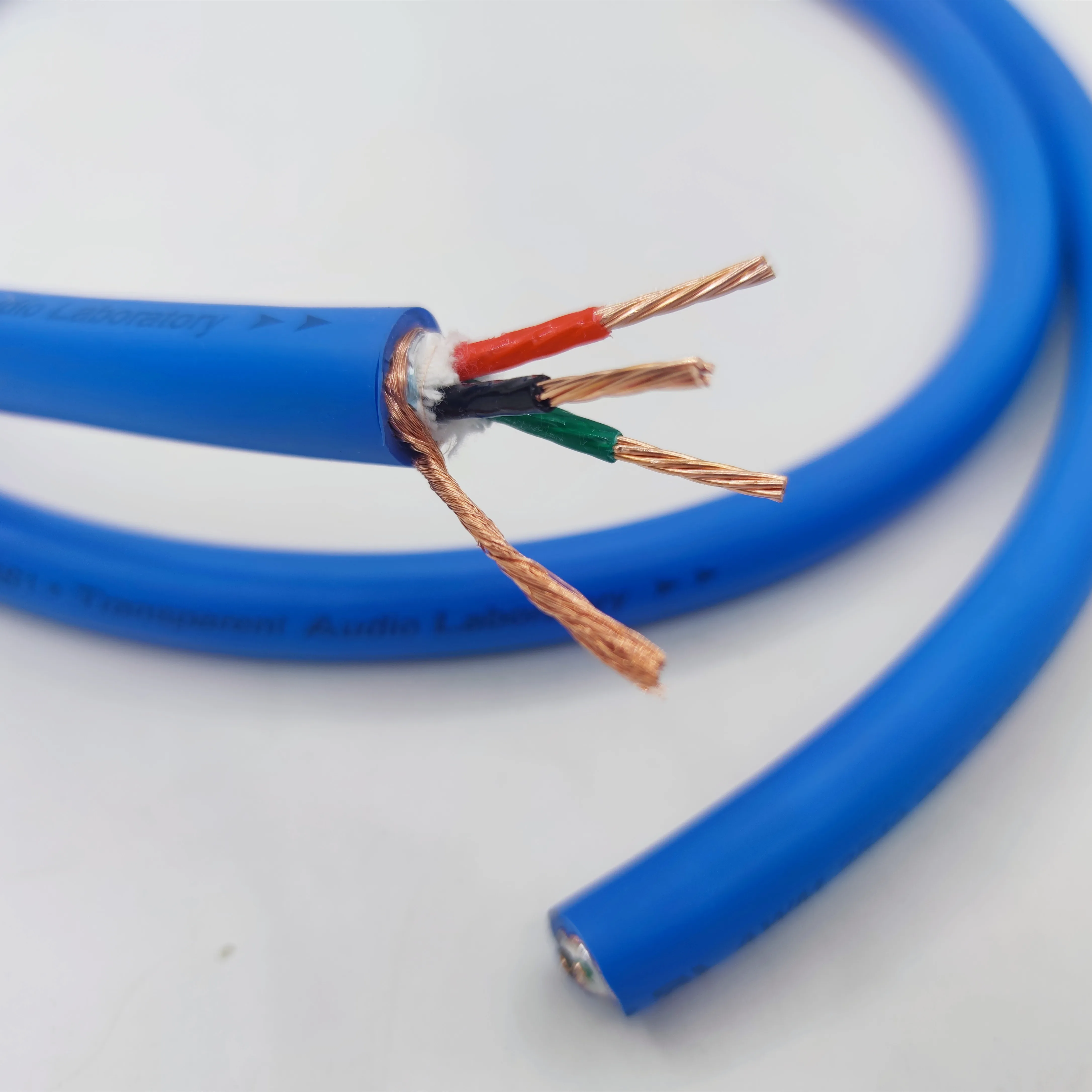 U.S.A. TRANSPARENT 8N High Purity Copper Audiophile Power Cord CD Amplifier Audio Connecting Cable Bulk Cable