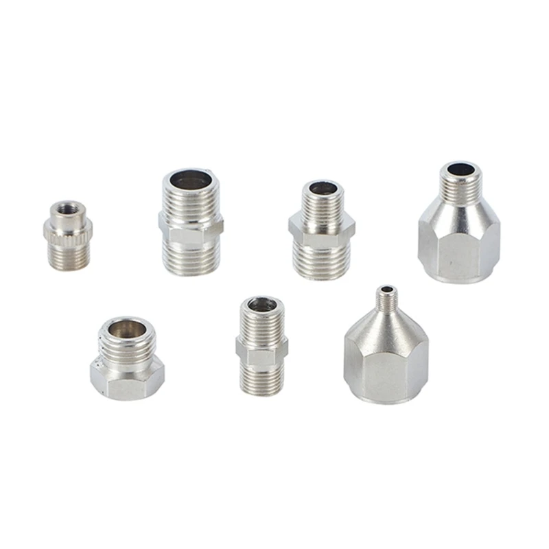 7PCS Adapter Set Airbrushes Quick Release Disconnects Fitting Connector