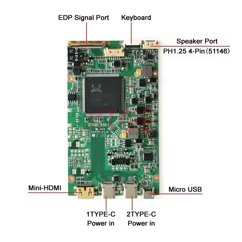 DIY Kit For LQ156D1JW04 LQ156D1JW44 3840x2160 15.6