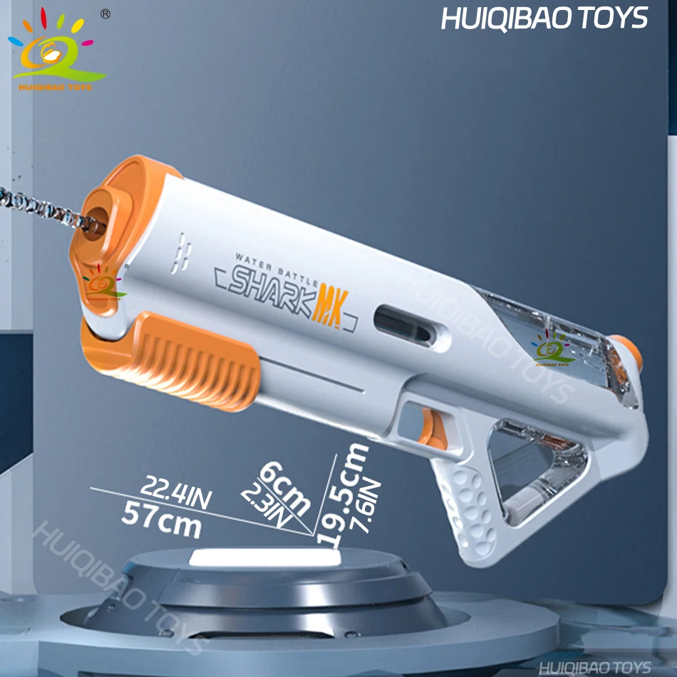 HUIQIBAO Pulsating fully automatic water gun, a must-have toy for parent-child interactive playsets at summer pool parties
