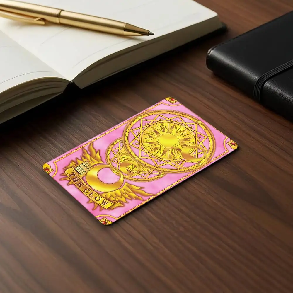 Comic Cardcaptor Sakura Laser Card Stickers For Transit Cards And Student IDs With Travel Commute
