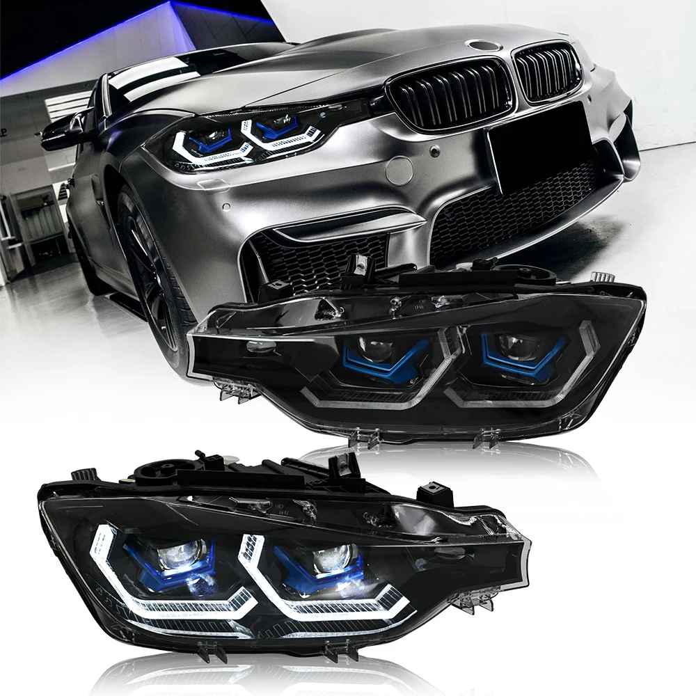 E-Mark Projektorlinsen-LED-Scheinwerfer-Baugruppe für BMW 3er F30 F31 2012-2015 2016-2018 Original Halogen Xenon LED-Scheinwerfer 328i 335i 2012 2013 2014 2015 2016 2017 2018