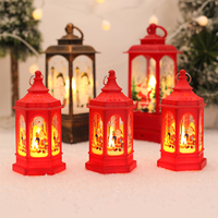 Merry Christmas Lantern Light Ornament Christmas Decorations for Home 2023 Navidad Cristmas Table Decor Xmas Gifts New Year 2024