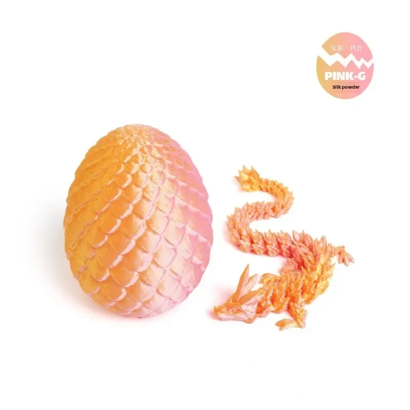 حار 20 سنتيمتر ثلاثية الأبعاد مطبوعة جوهرة مفصلية التنين للتدوير ثلاثية الأبعاد لعبة التنين سر التنين البيض Poseable المفاصل تململ مفاجأة مجموعات الالعاب