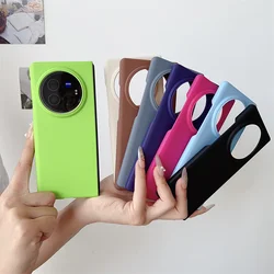 Candy Solid Color Phone Case For VIVO X Fold 3 Pro PC Hard shell Protective Fold3 Cover