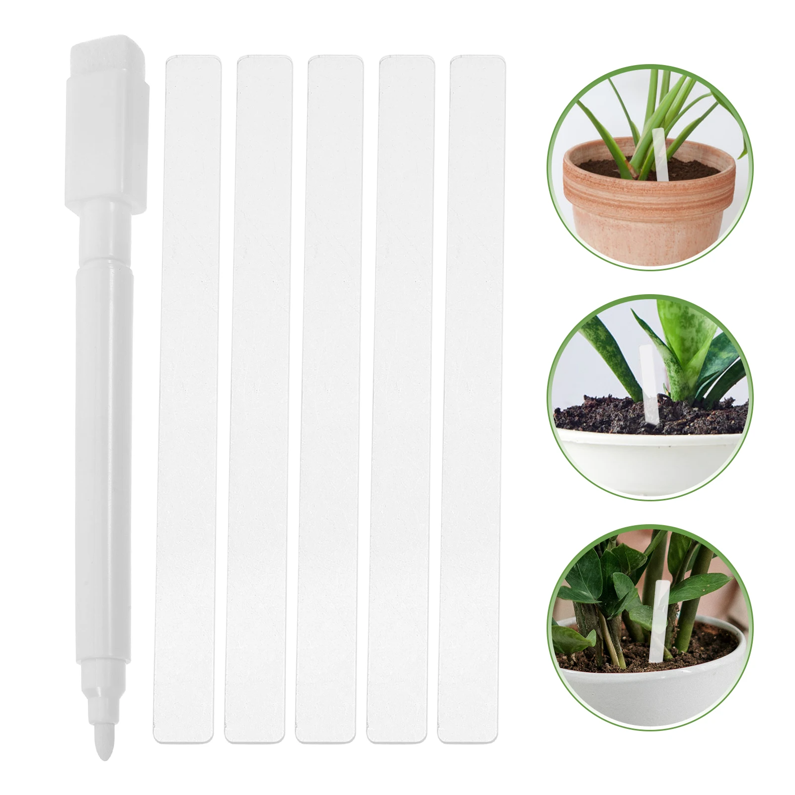 

Acrylic Garden Marker Signs Plant Tags Lightweight Portable Labels stakes for flower beds gardens pots parks easy insertion
