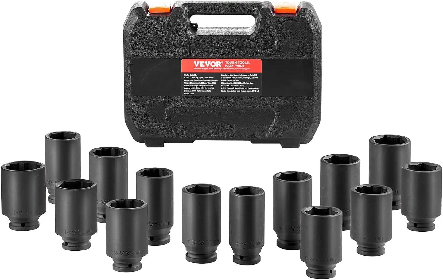 Axle Nut Impact Socket Set - 1/2