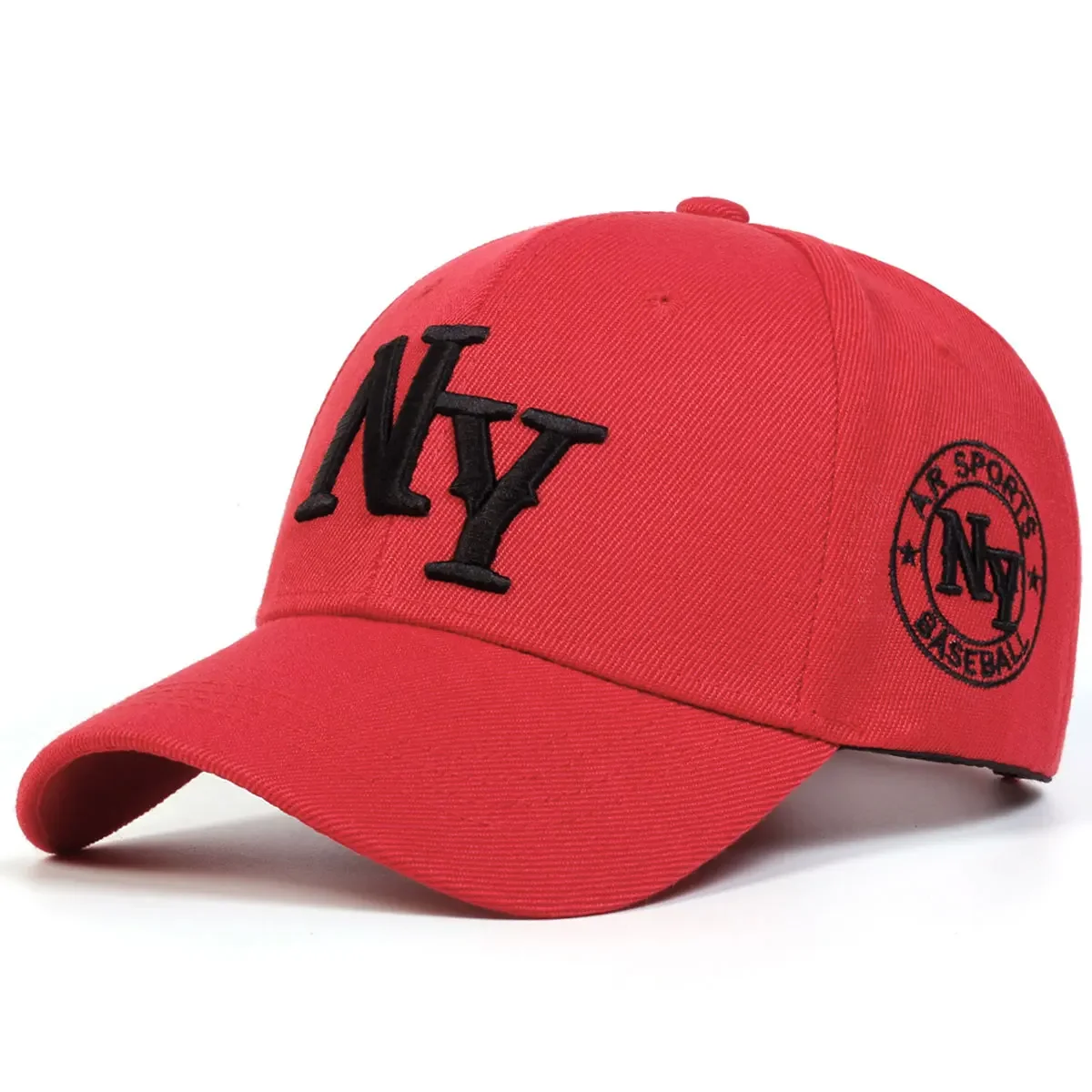 Unisex-Baseballmützen mit Buchstabenstickerei, für Frühling und Herbst, für den Außenbereich, verstellbare Freizeithüte, Sonnenschutzhut, Sportmütze