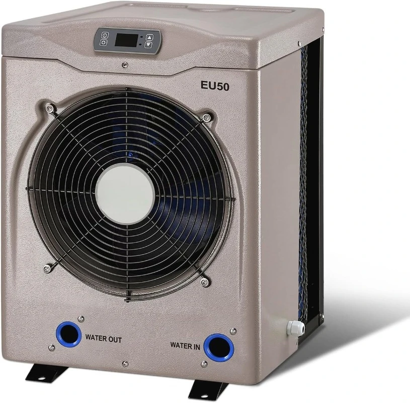 

Тепловой насос для бассейна, электрический обогреватель для бассейна для надземного бассейна до 5000 галлонов, макс. 16184 БТЕ, 5,62 COP, титановый нагрев E