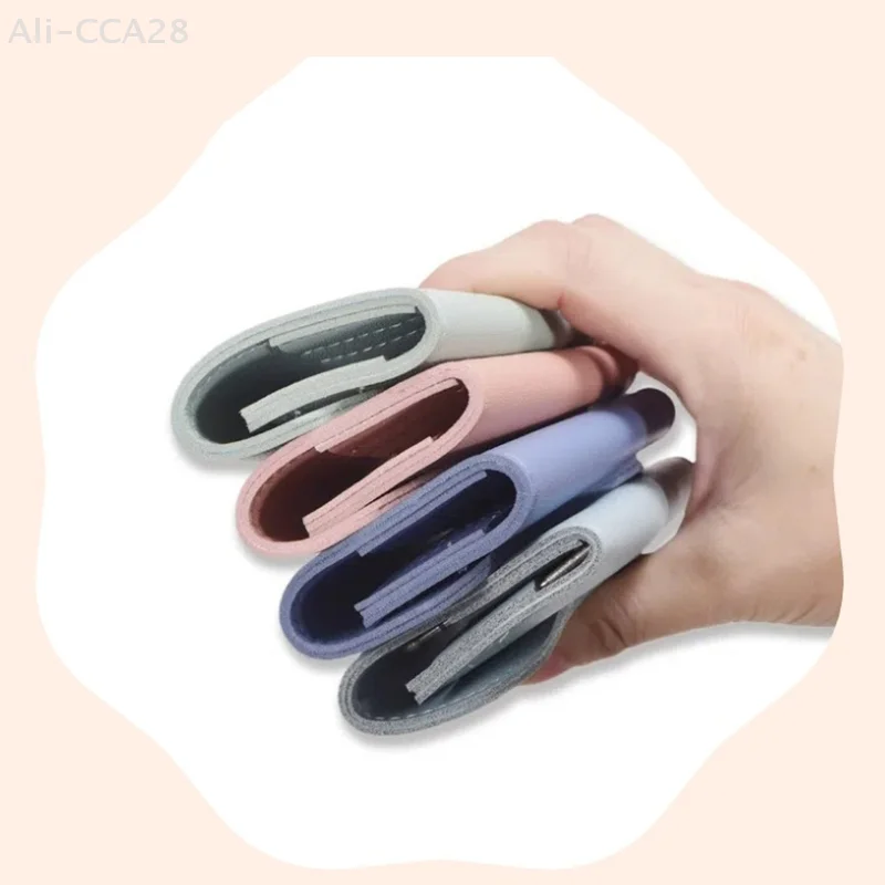 16 posições dobrável prego brocas saco portátil titular diy unhas arte ferramenta de armazenamento macio carteira sacos acessórios manicure