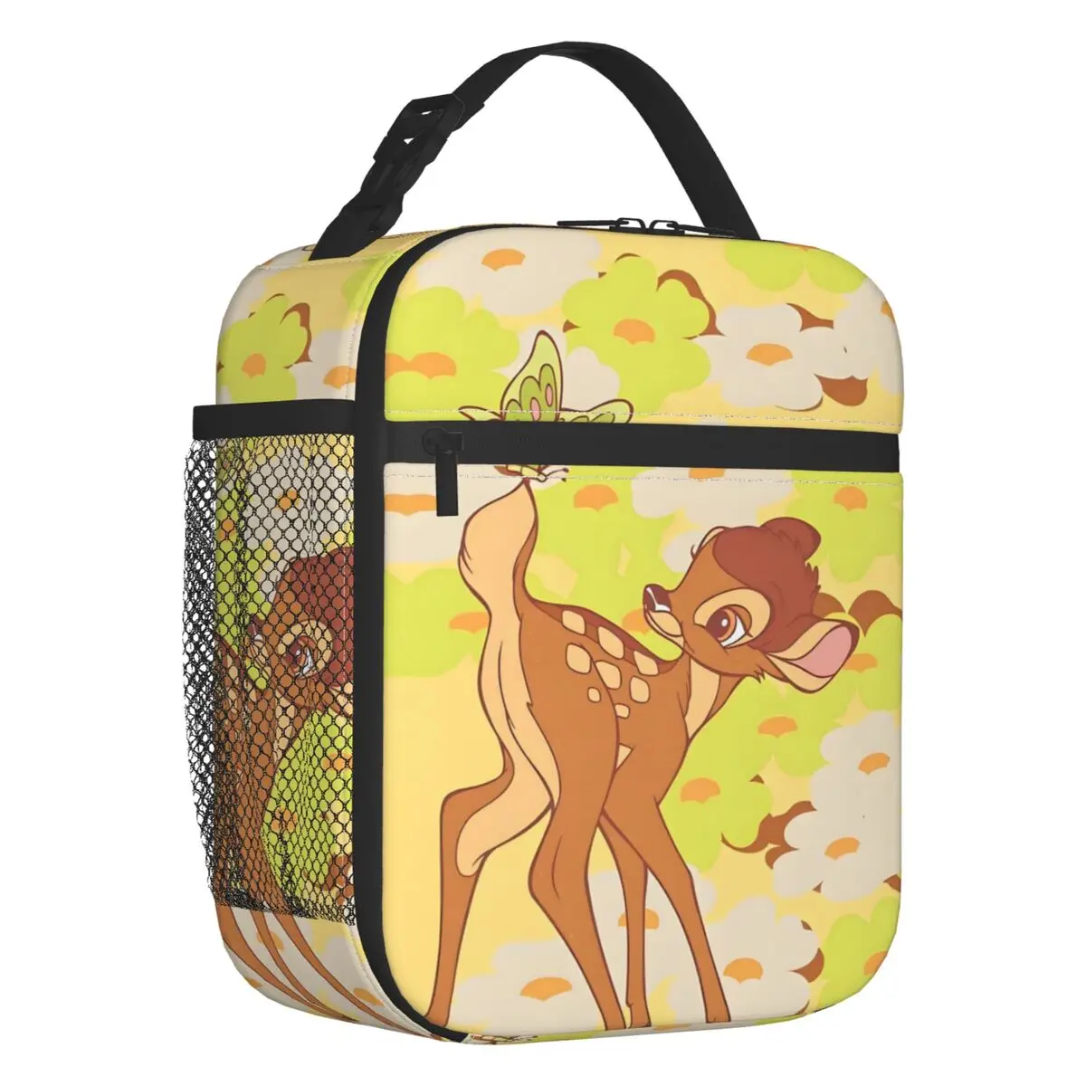 

Bambi Thermal Insulated Lunch Bags Classical Printing Animal Resuable Lunch Tote for Kids School Children Multifunction Food Box