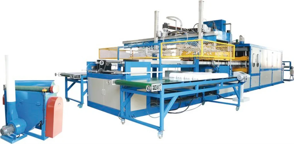 YUGONG Eco Friendly Biodegradable PS Foam Disposable Plastic Fast Food Lunch Box Plate Making Machine