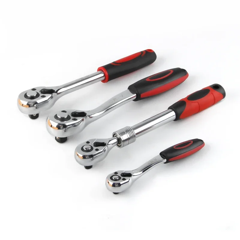 High Torque 72 Teeth Swivel Ratchet Wrench - 1/4\