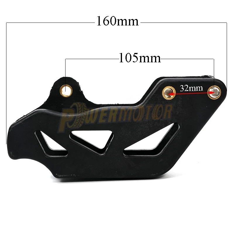 Motorcycle Plastic Chain Guide Guard Protector Slider For KT 125 200 250 300 400 450 520 525 350 530 EXC SX MXC SXS Dirt Bike