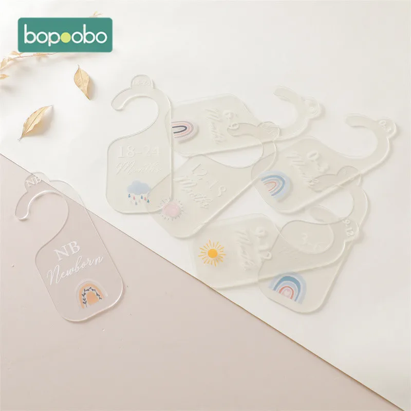 Baby Acrylic Milestone Cards Newborn 0-24 Monthly Card Sticker Infant Clothe Separator Photography Props Accessories Birth Gift