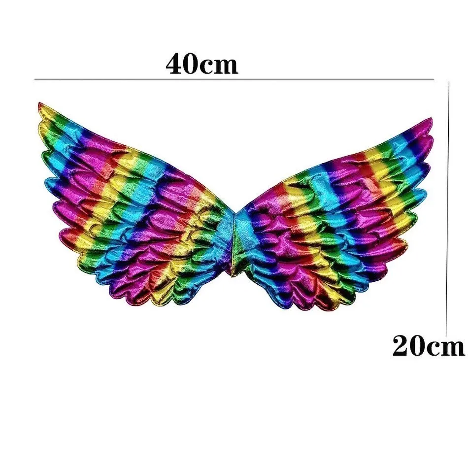 Children Butterfly Angel Wings Boys Girls Party Princess Accessories Unicorn Head Piece Hair Kids Headband Halloween Costume