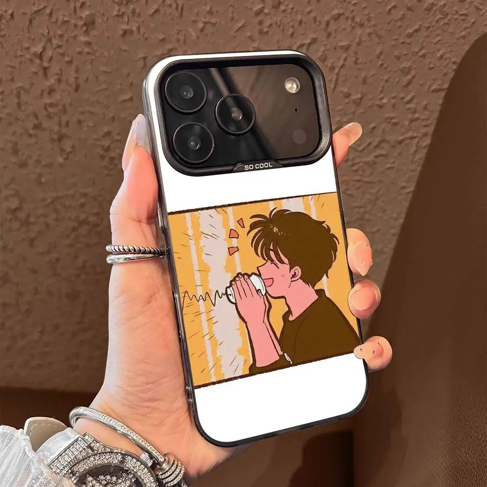 Banana Fish Ash Lynx Eiji Okumura Phone Case For iPhone 15,17,11,14,13,16,12,E,Max,Plus,Air,Pro,Mini Black Matte Cover