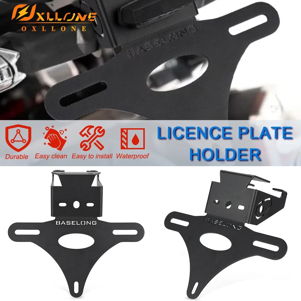 

For KAWASAKI Z900 / SE / Performance 2017-2024 Z H2 / SE / Performance H2 2020-2026 2025 License Plate Holder Number Tail Tidy
