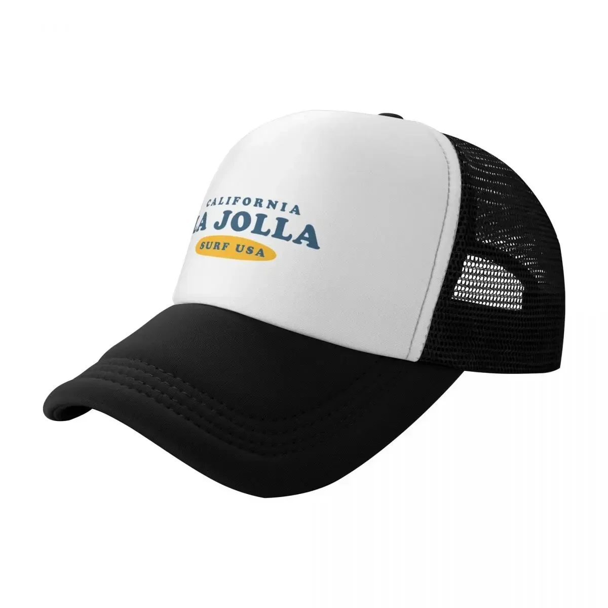 La Jolla California Vintage Retro Surf USA Travel Vacation Summer Sunset Beach Baseball Cap Hood Trucker Hat Hats Man Women's