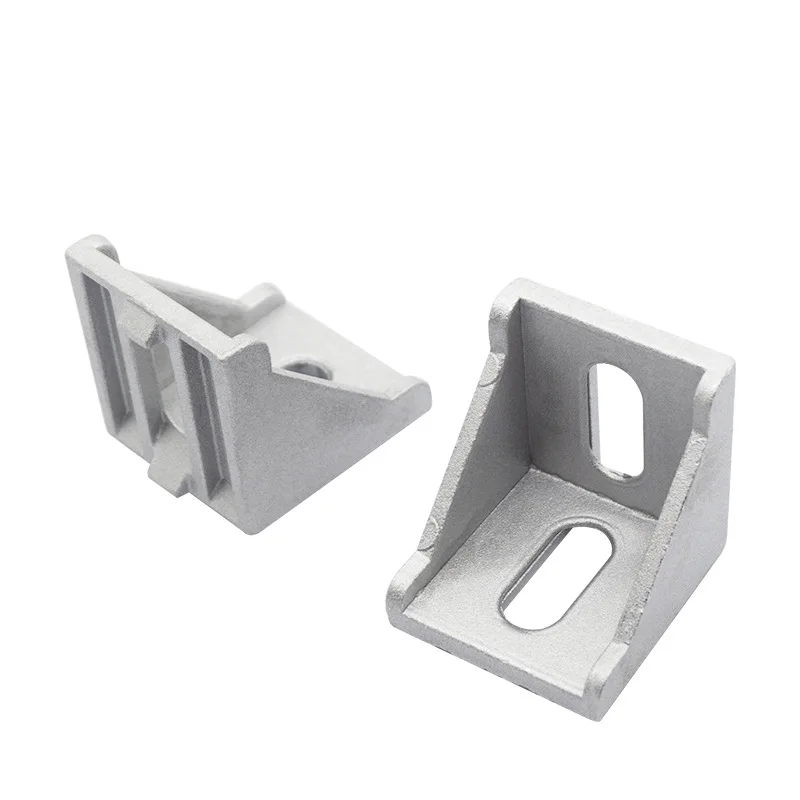 4pcs/pack 4040 Aluminum Block Cube Prism Connector Wheel Regulator Corner V-slot Three Way Connector 90 Degree Angle