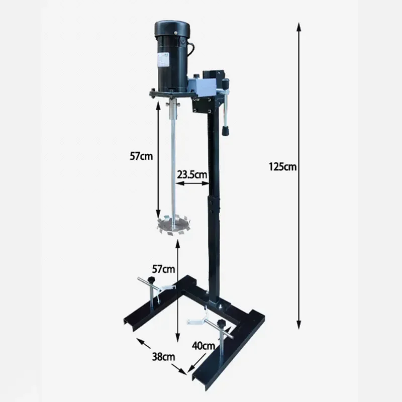 Campione di pigmenti di inchiostro per rivestimento di vernice liquida con display digitale per miscelatore dispersore ad alta velocità da piccolo laboratorio