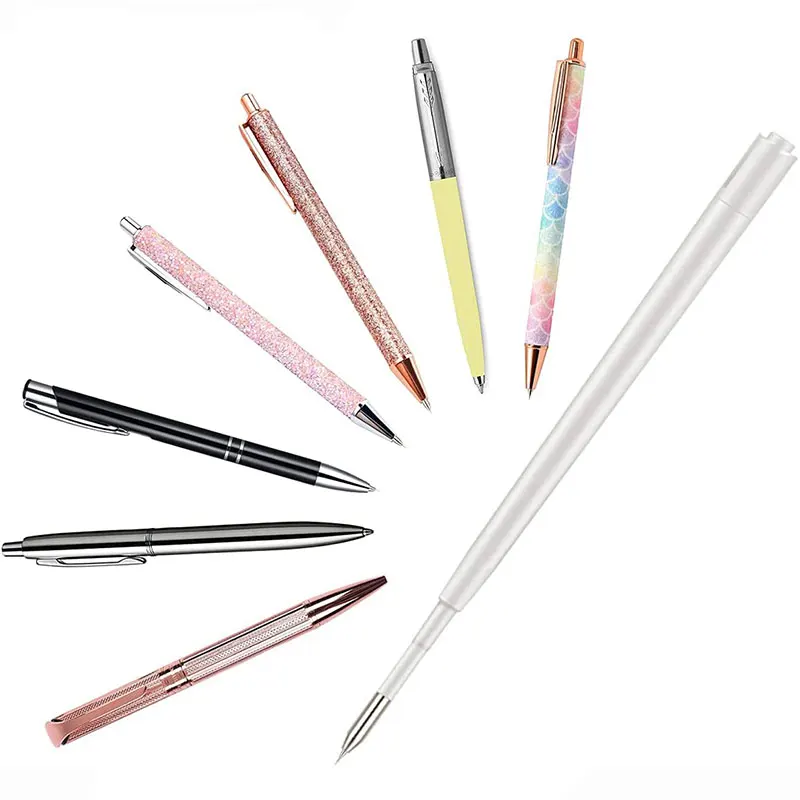 Glitter Air Release Weeding Tool Pin Pen Vinyl Installation, Anti-Slip Weeding Pen for Vinyl, Retractable Vinyl Weeding Pen