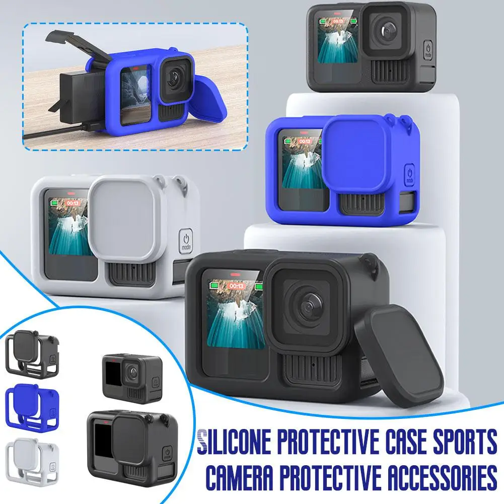 For 3 Silicone Protective Cover Anti-drop Anti-scratch Anti-slip And Anti-slip Design for GOPRO Protective Accessories S7E9