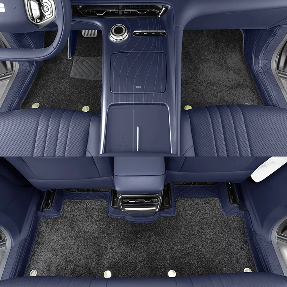 

Для Geely EX5 Galaxy E5 2024 2025 2026 полностью закрытый шелковый кольцевой коврик для ног, модификация интерьера, кожаный защитный коврик