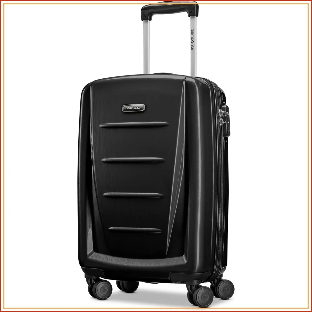 20-Inch Hardside Carry-On Luggage, 360° Spinner Wheels, TSA Lock, Airline Approved