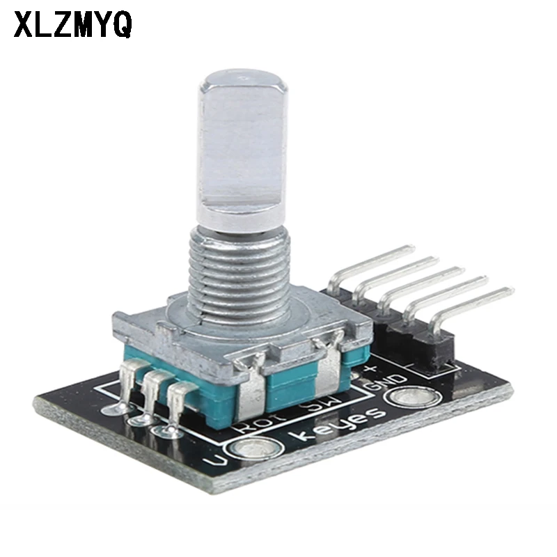 5pcs KY-040 Rotary Encoder Module With 15x16.5 mm Potentiometer Rotary Knob Cap For Arduino DIY Electronic Kit