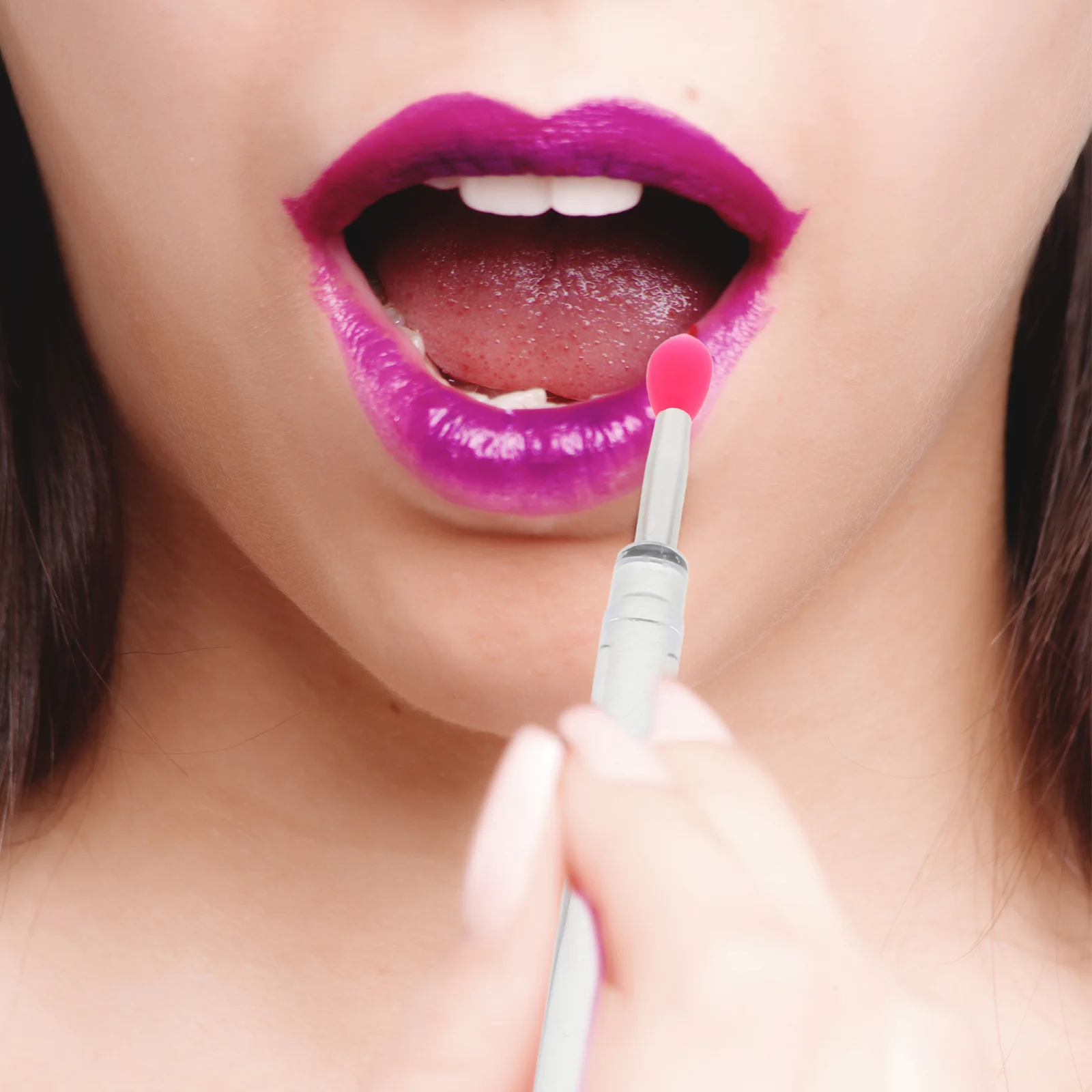 Juego de 5 pinceles de precisión para labios, aplicador de silicona de cristal para brillo de labios, bálsamo, crema, maquillaje, sombra de ojos, herramienta de viaje reutilizable