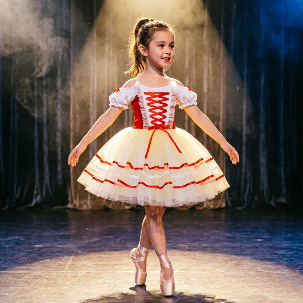 robe-de-tutu-de-ballet-professionnelle-pour-filles-rouge-et-blanche-avec-manches-bouffantes-et-nœud-en-ruban-costume-de-danse-pour-princesse-fee-sur-scene