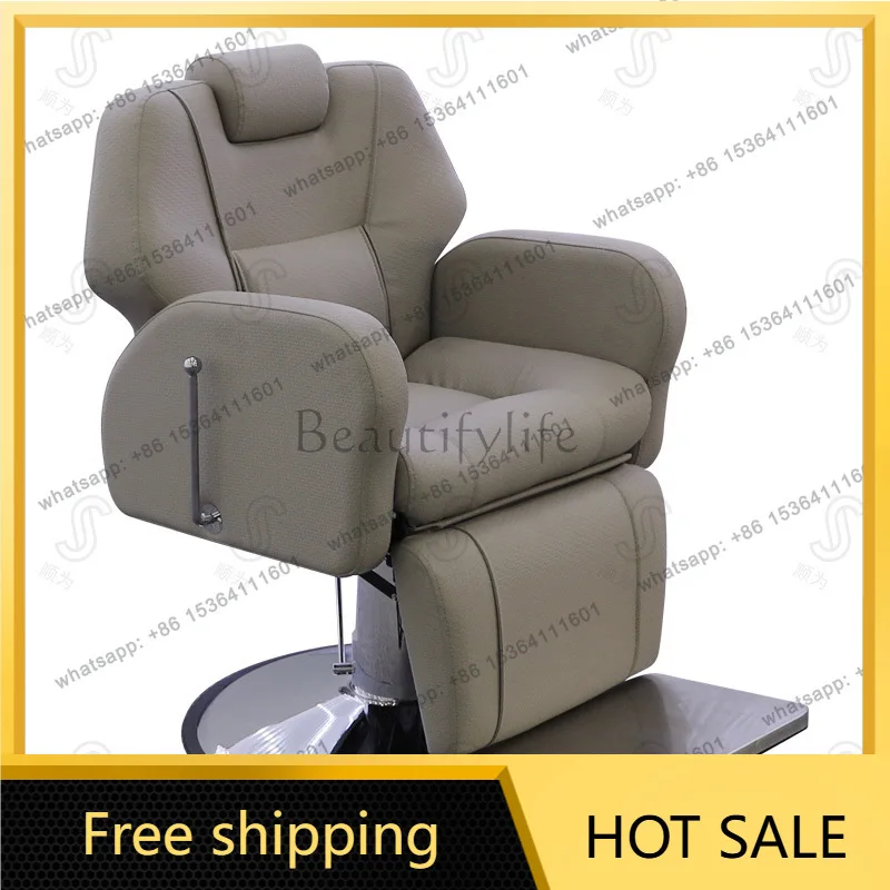 Factory Direct Sales retro oil head big chair shaving down high-end hair salon special hair cutting chair