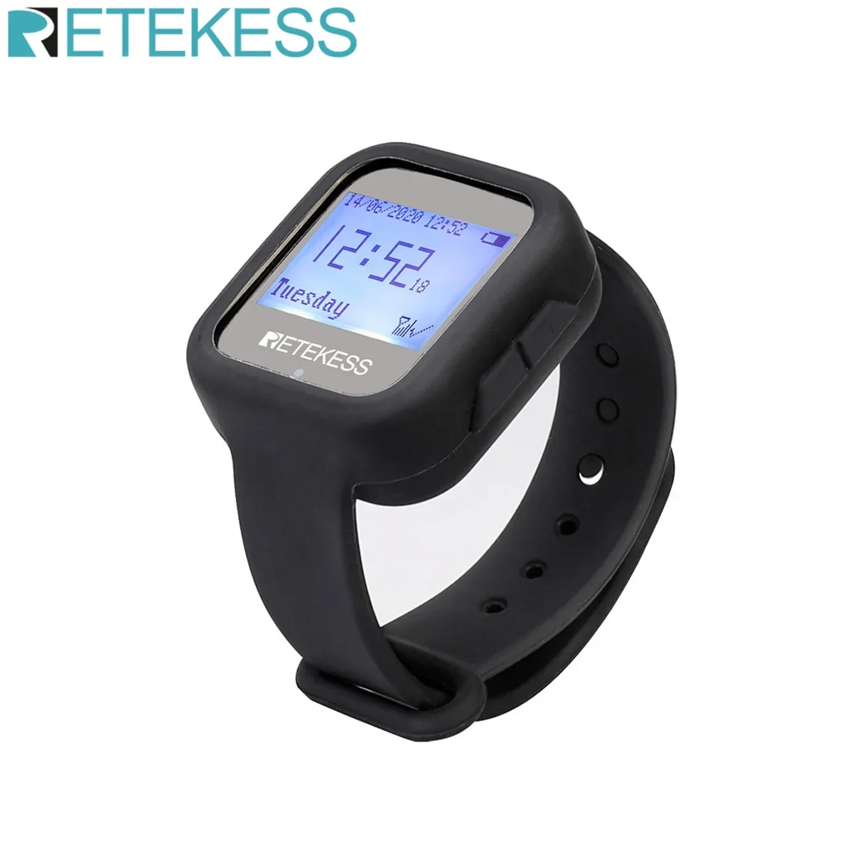 RETEKESS TD106 Waterproof Watch Receiver For Wireless Calling System Waiter  Restaurant Equipment Cafe Office Customer Service