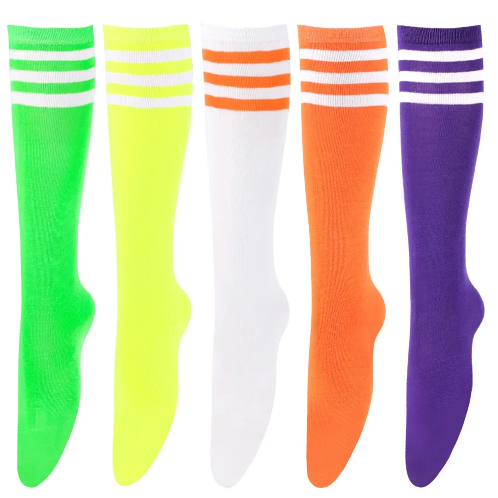 

Japanese Harajuku College Style Women Ladies Female Middle Tube Knee High Calf Sock Striped Black White Cotton Cute and Sexy ​