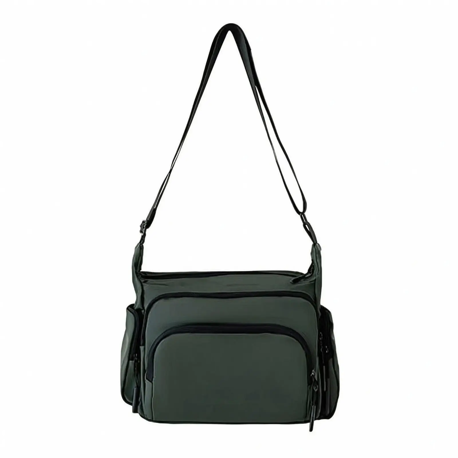 Mens Outdoor Shoulder Bag Crossbody Sling Pack Water Repellent Film Wear Resistant for Commuting Travel and Hands Free Errands