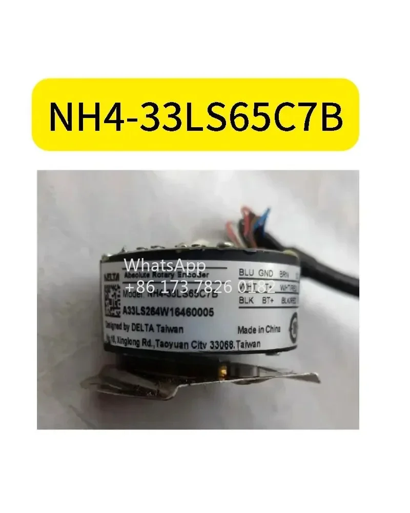 NH4-33LS65C7B second-hand servo motor encoder, in stock, tested ok， function normally