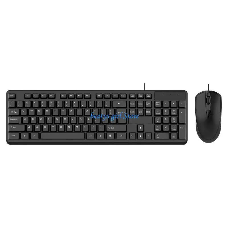 

C7AB Mechanical Gaming Keyboard and Mouse USB Corded Computer Keyboard Mouse Combo